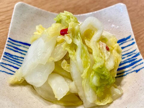 シンプル！粉末昆布だし白菜の漬け物